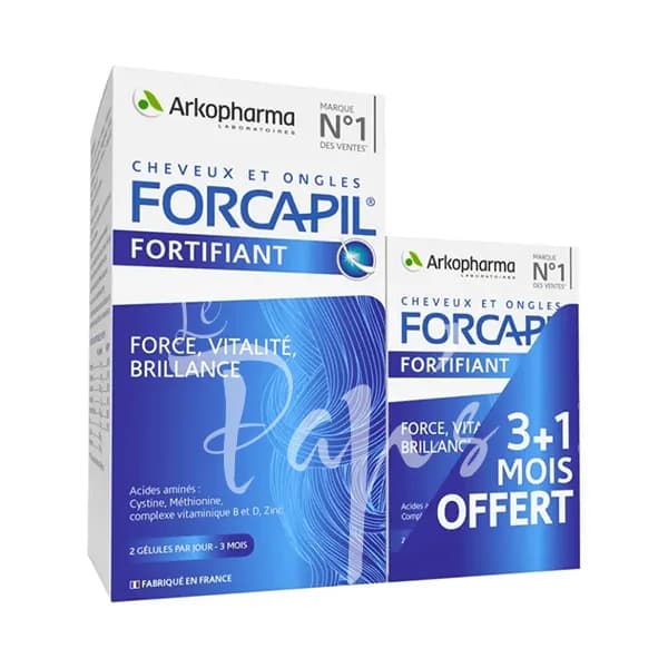 Forcapil Fortifiant 3 Mois + 1 Mois Offert
