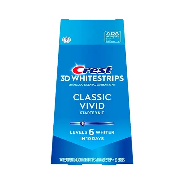 Crest 3d Whitestrips Vivid White Blanc Brillant Levels 6