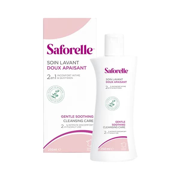 SAFORELLE SOIN LAVANT DOUX APAISANT 2EN1