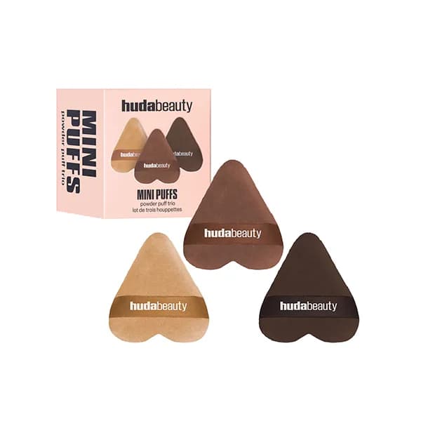HUDA BEAUTY MINI PUFFS POWDER PUFF TRIO