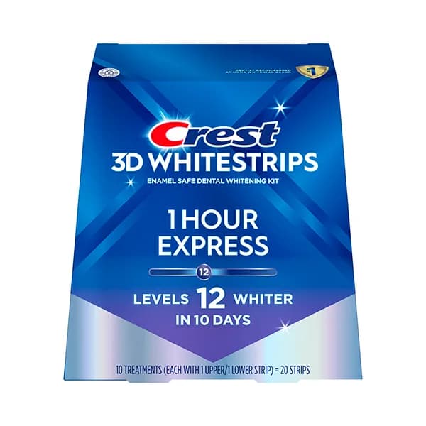 Crest 3d Whitestrips 1 Hour Express Levels 12 White